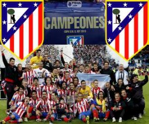 Puzzle Ατλέτικο Μαδρίτης πρωταθλητής Copa del Rey 2012-2013